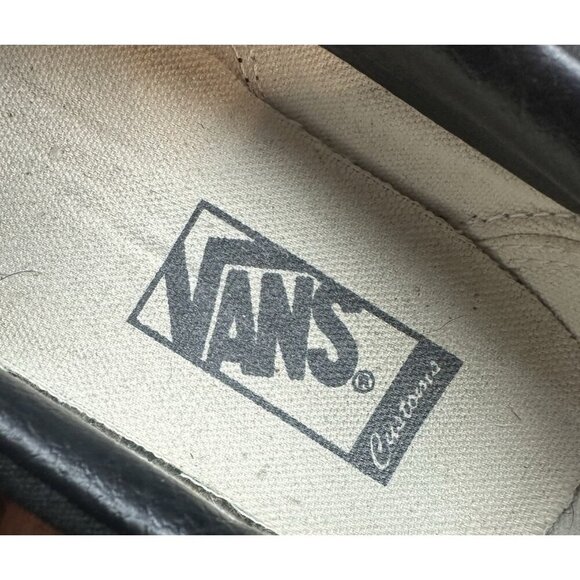 Vans Salzer's Records Ventura CA Foot the Bill Custom X You Slip On Mens 7 - Picture 15 of 16